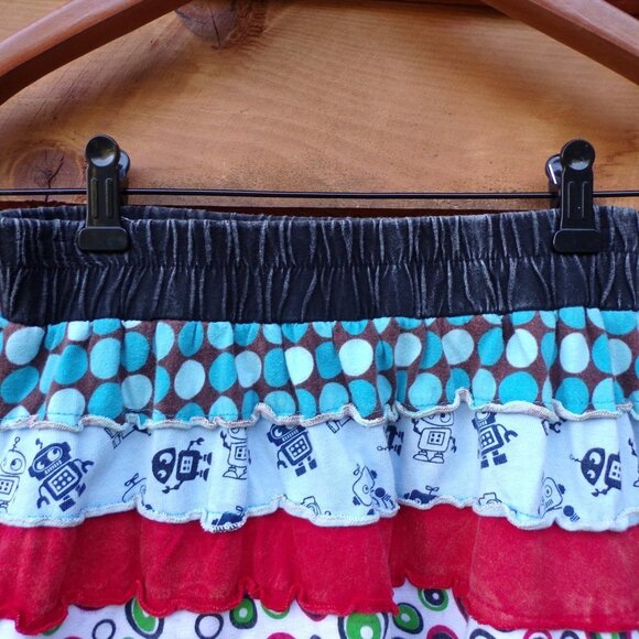 Rising International Girls Boho Gypsy Hippie High-Low Skirt. Cute & Colorful! - Picture 2 of 10